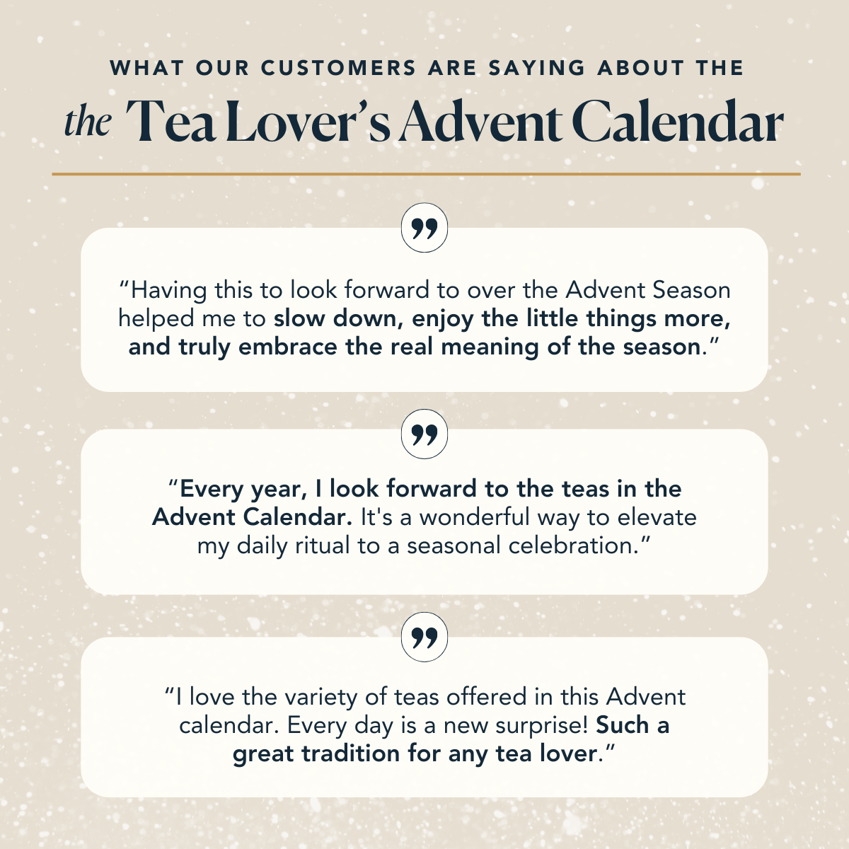 Tea Lover's Advent Calendar