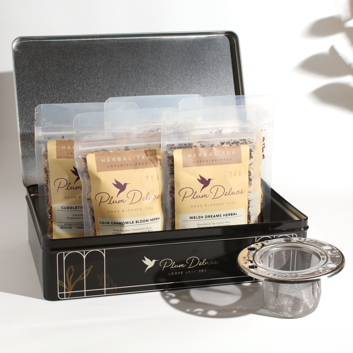 Moonlit Garden Collection Gift Tin (5 Relaxing Herbal Teas)