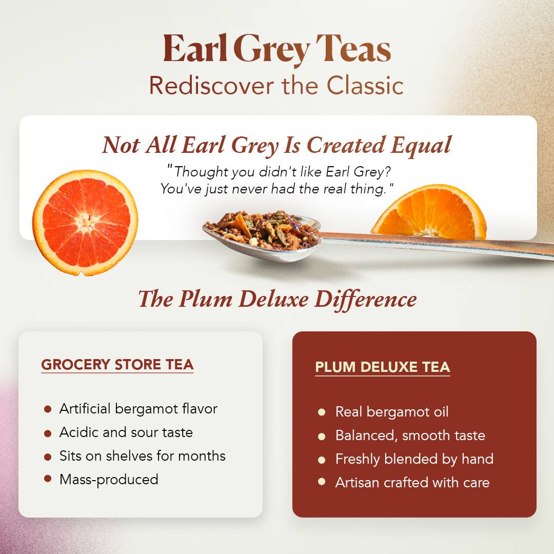Luxe Grey Herbal Tea (Bergamot / Ginger / Rose)