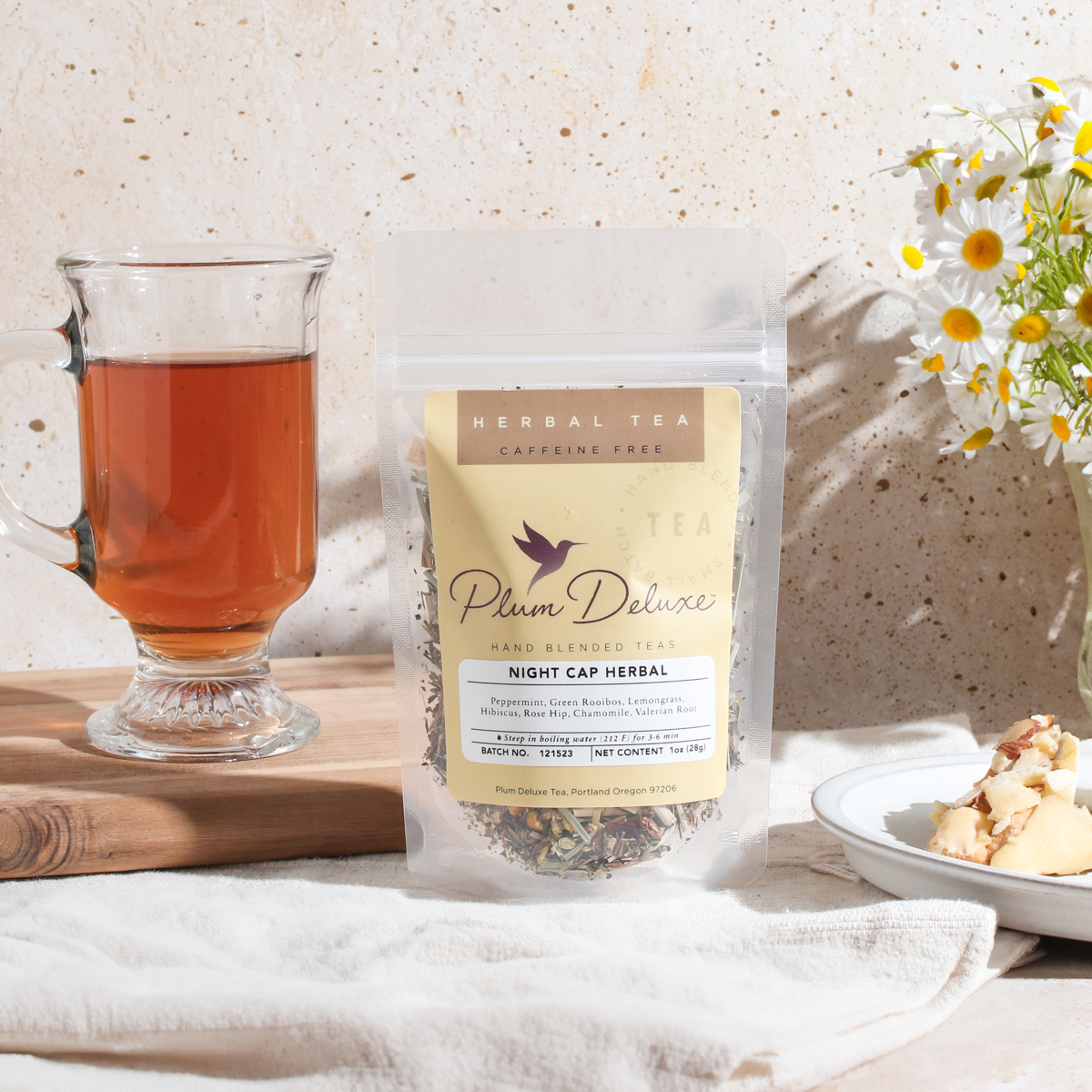 Night Cap Herbal Tea (Valerian Root - Peppermint)